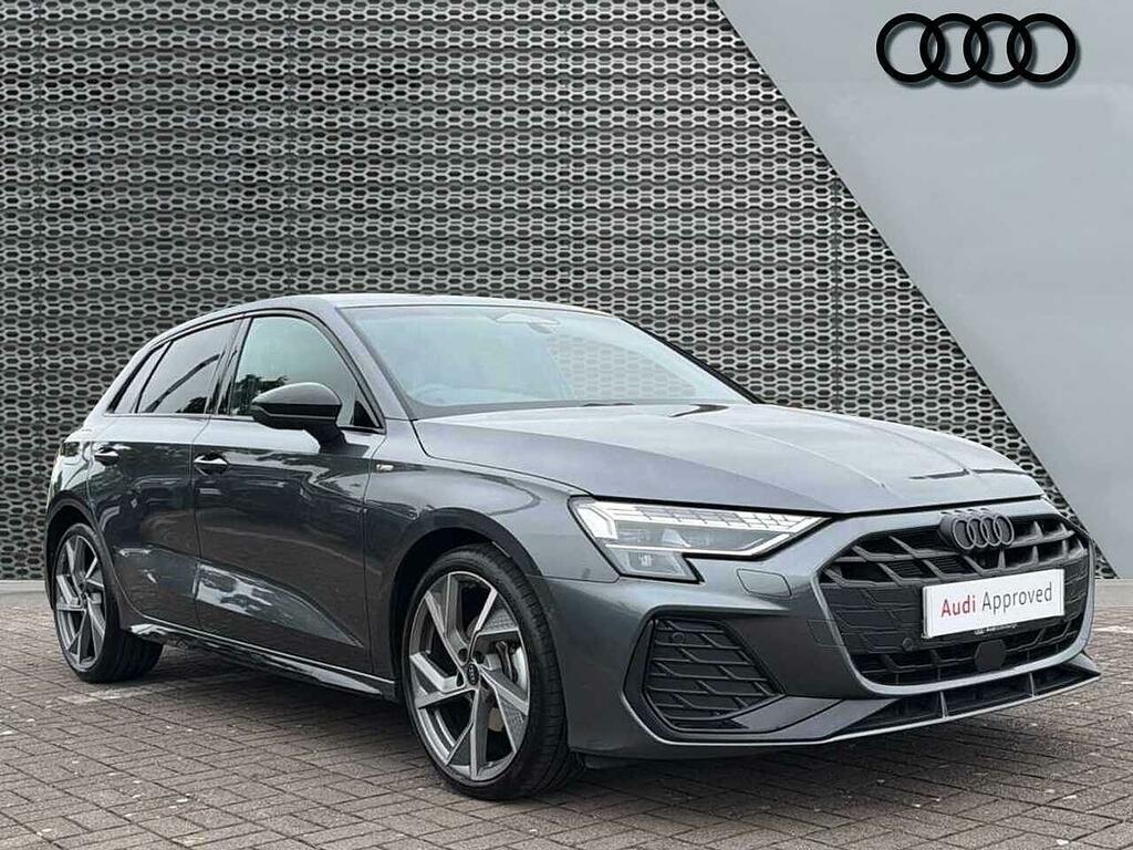 Audi A3 Black Edition Tdi 150 Ps S Tronic SM75BZP Grey