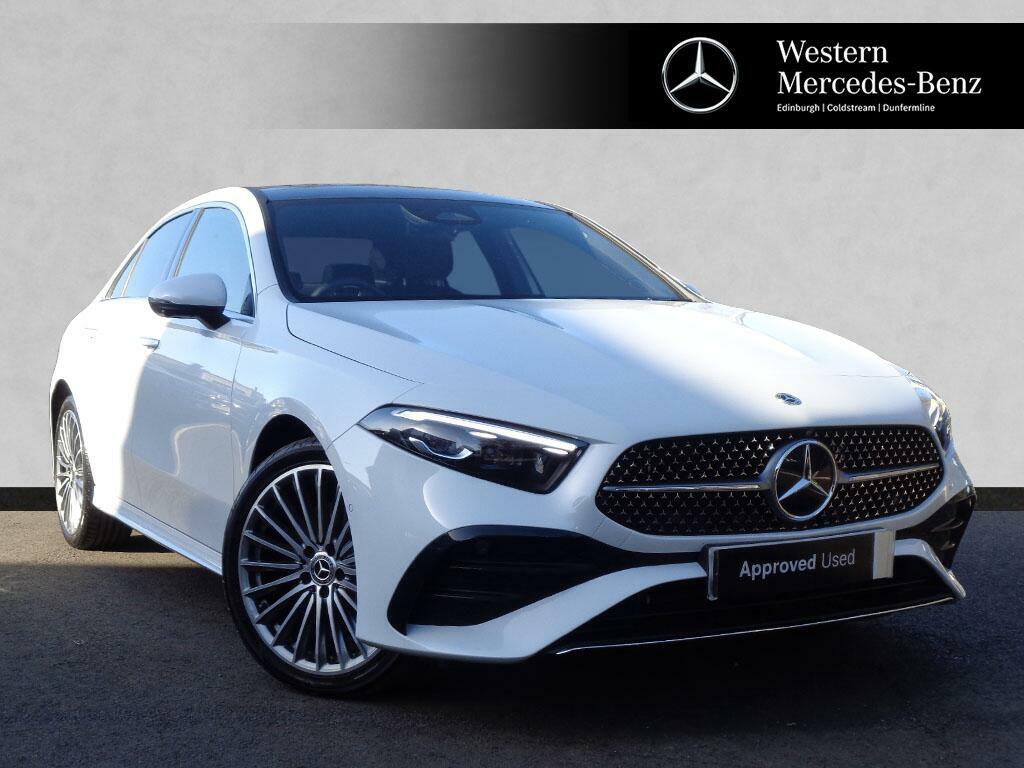 Mercedes-Benz A Class A 250 E Amg Line Premium Plus KW73MYZ White