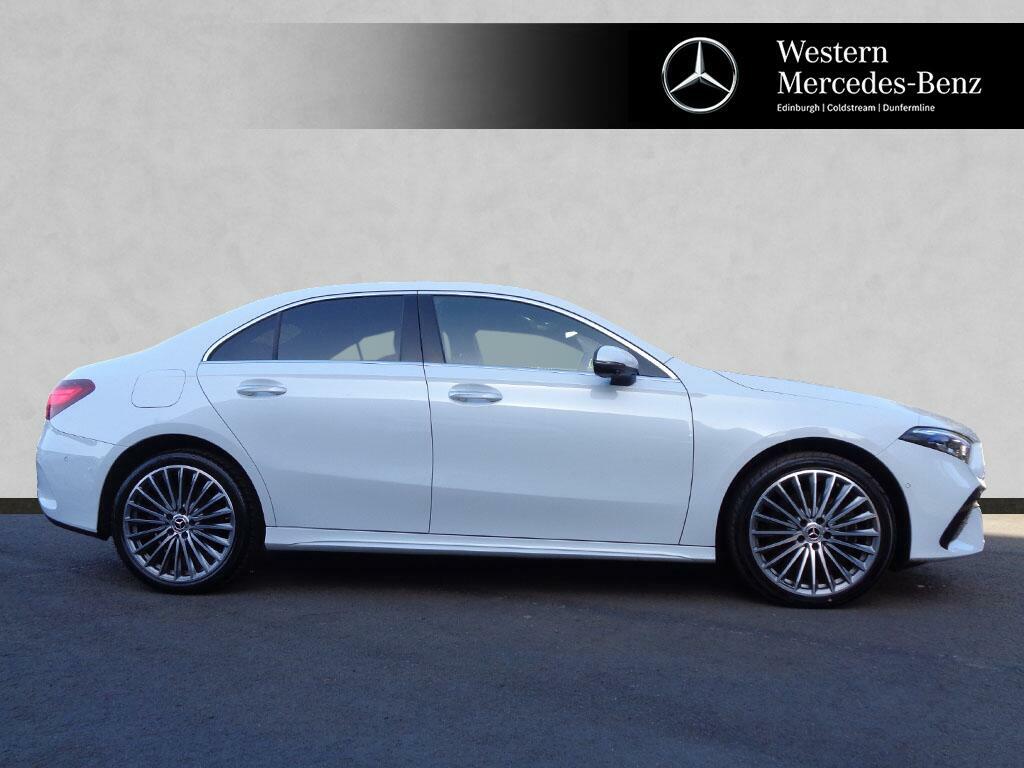 Mercedes-Benz A Class A 250 E Amg Line Premium Plus KW73MYZ White #5