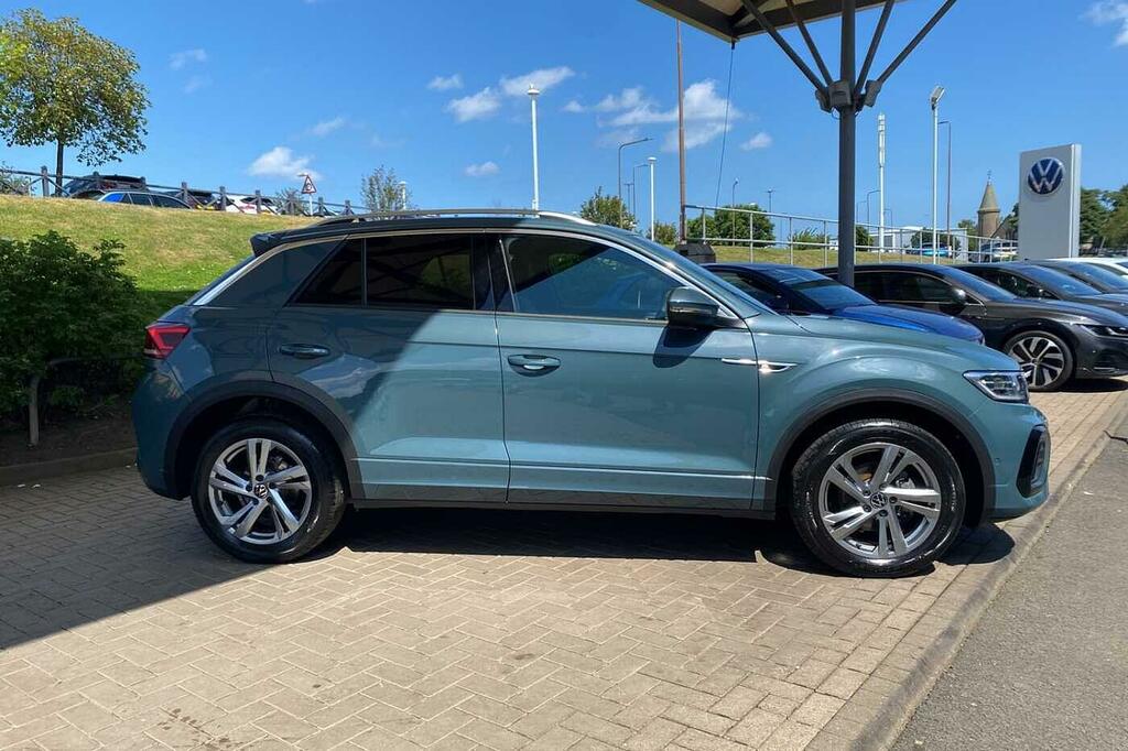Volkswagen T-Roc 1.5 Tsi R-line Blue #4