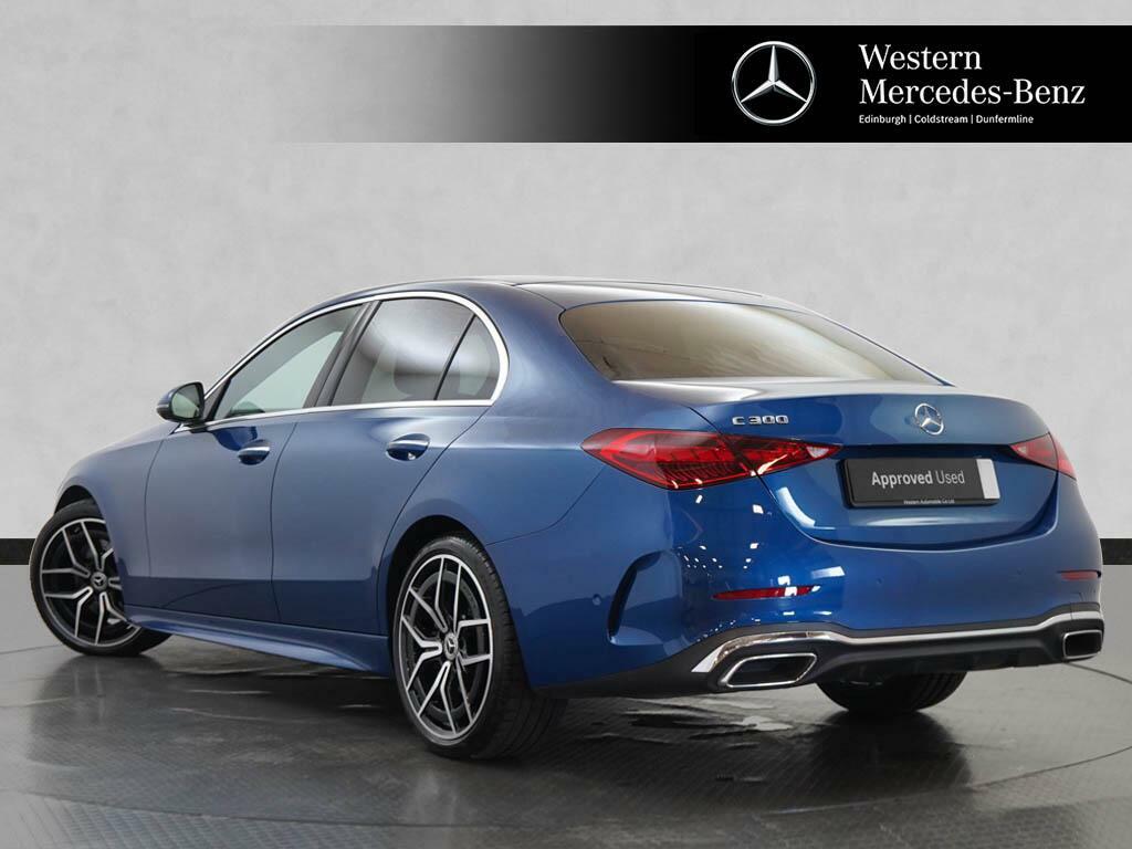 Mercedes-Benz C Class C 300 Amg Line Premium Plus SN22TWM Blue #3