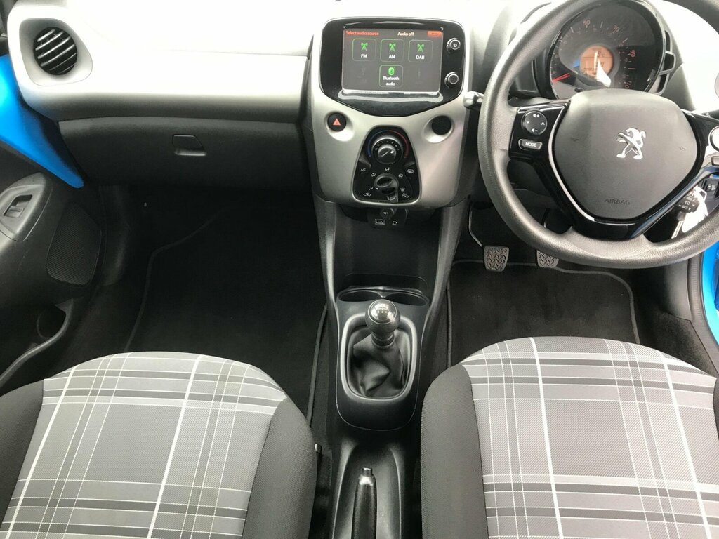 Peugeot 108 1.0 Active Hatchback Euro 6 68 SN17SFK Blue #2