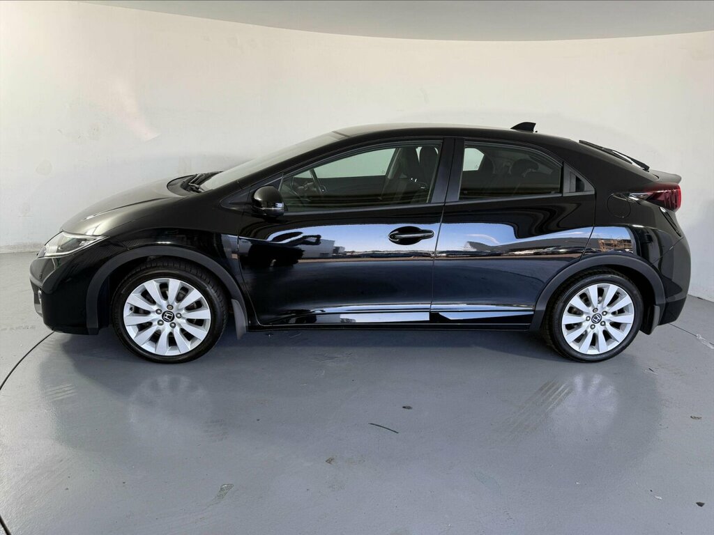 Honda Civic 1.8 I-vtec Se Plus Navi Euro 6 Ss Black #3
