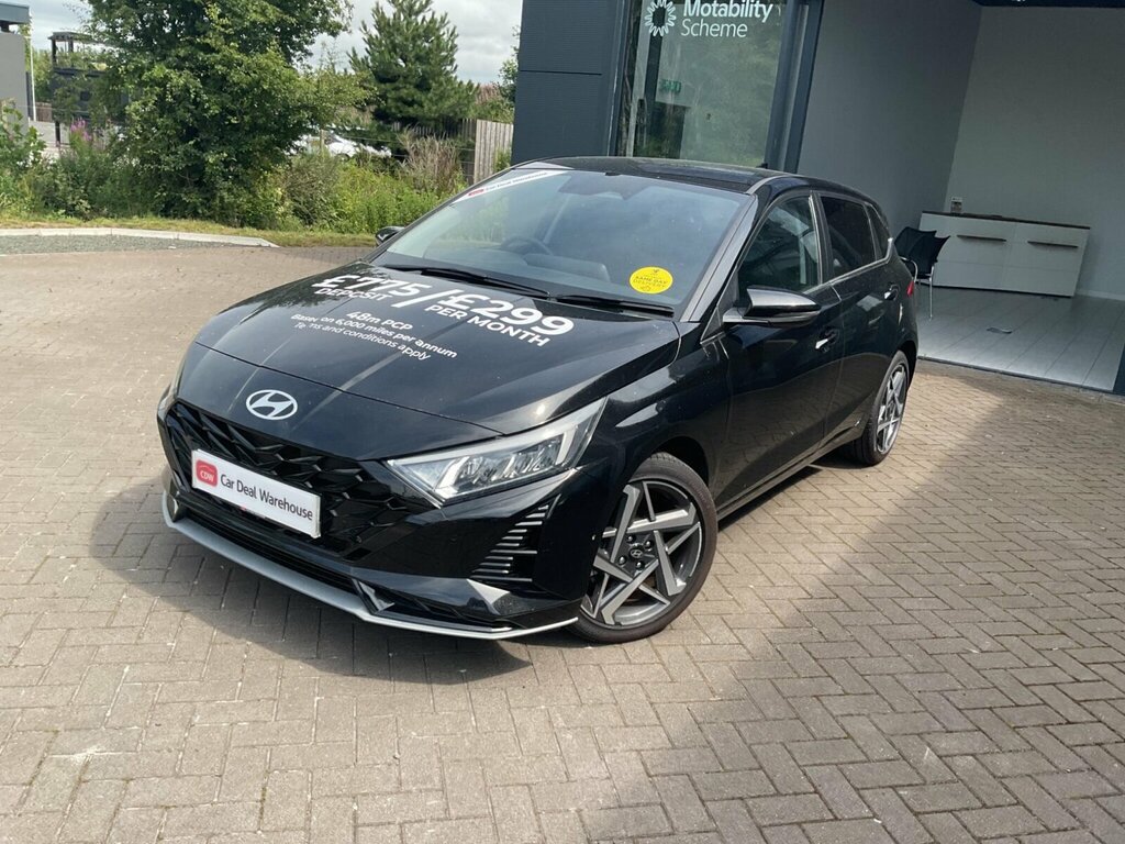 Hyundai I20 1.0 T-gdi Premium Euro 6 Ss EJ75XJX Black #3