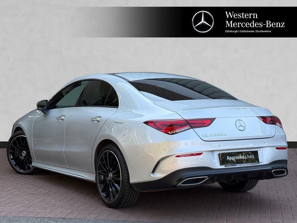 Mercedes-Benz CLA Class Cla 220 D Amg Line Premium Plus Night Edition KN73PZF Silver #2