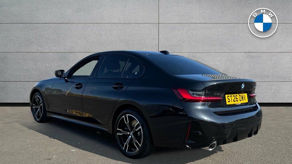 BMW 3 Series 2.0 330E 22.3Kwh M Sport Saloon Plug-in ST26OWV Black #2