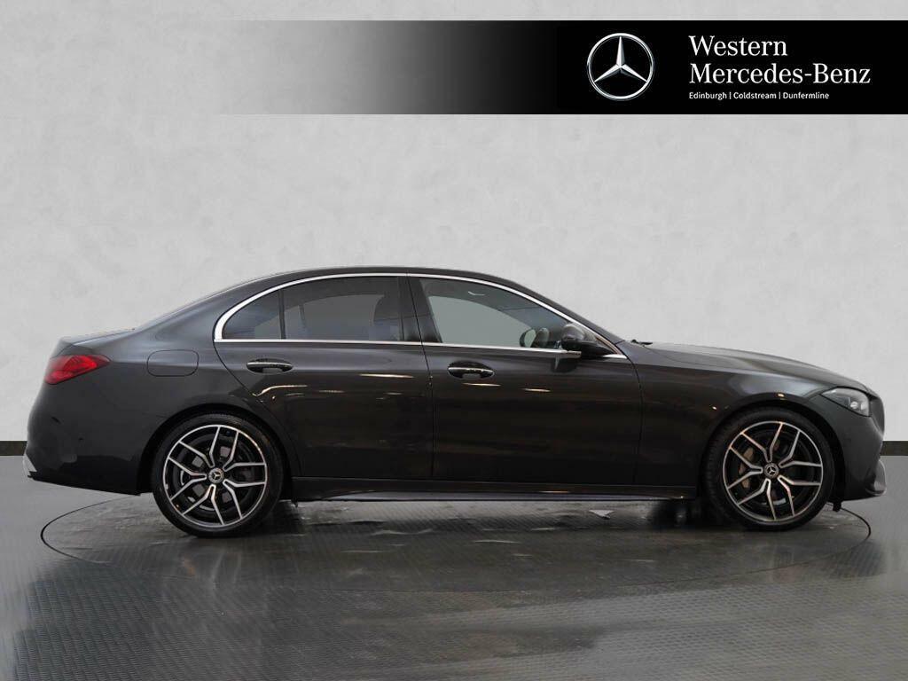 Mercedes-Benz C Class Saloon White #6