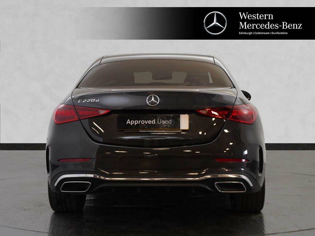 Mercedes-Benz C Class Saloon White #5