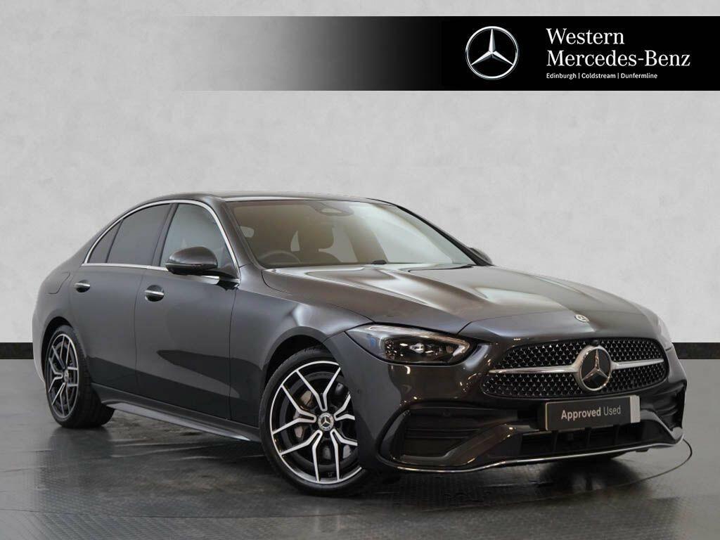 Mercedes-Benz C Class Saloon White #1