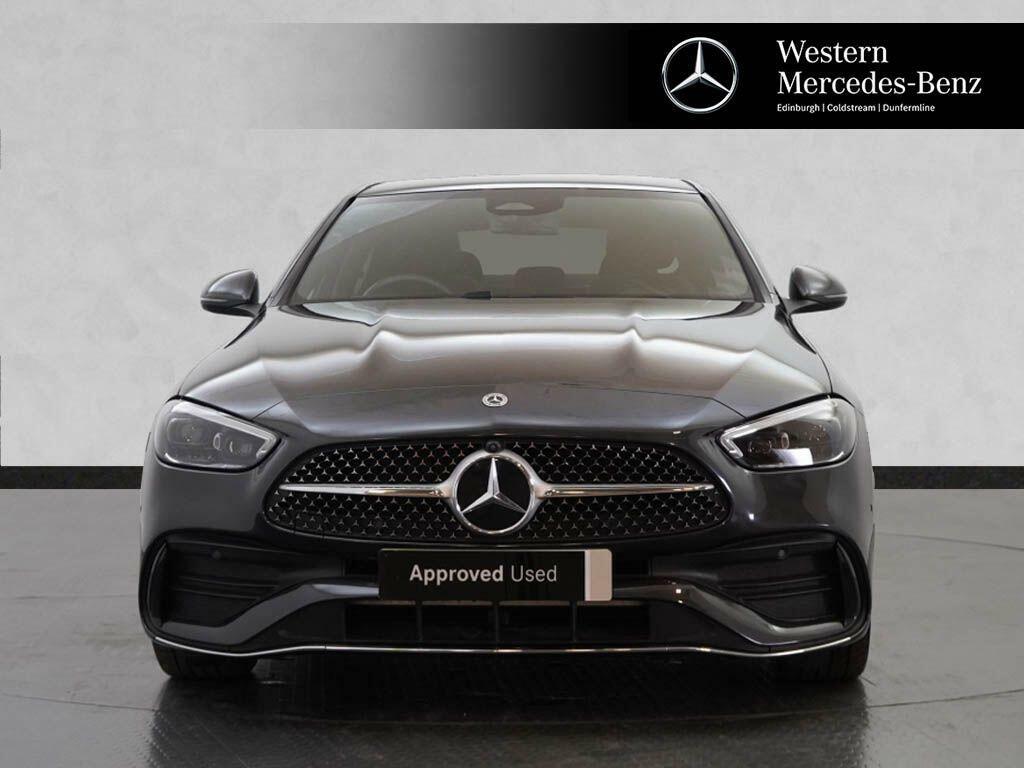 Mercedes-Benz C Class Saloon White #2