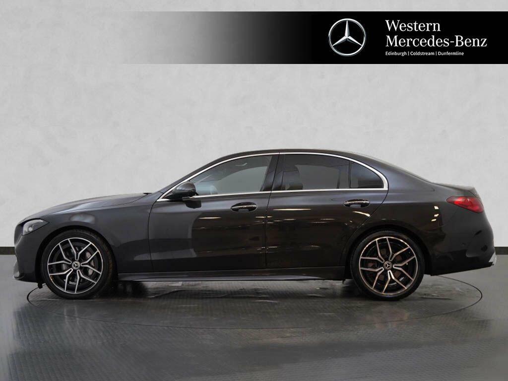 Mercedes-Benz C Class Saloon White #4