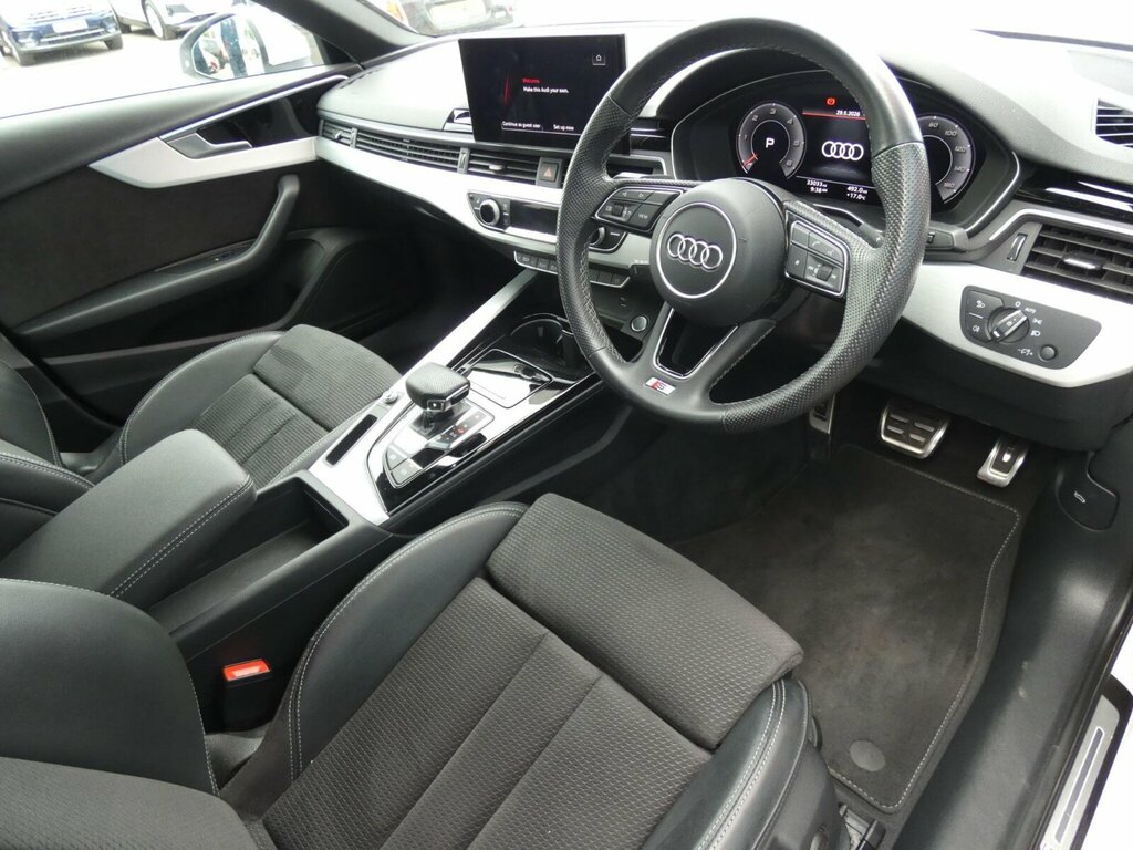 Audi A4 2.0 Tdi 35 S Line S Tronic Euro 6 Ss White #6