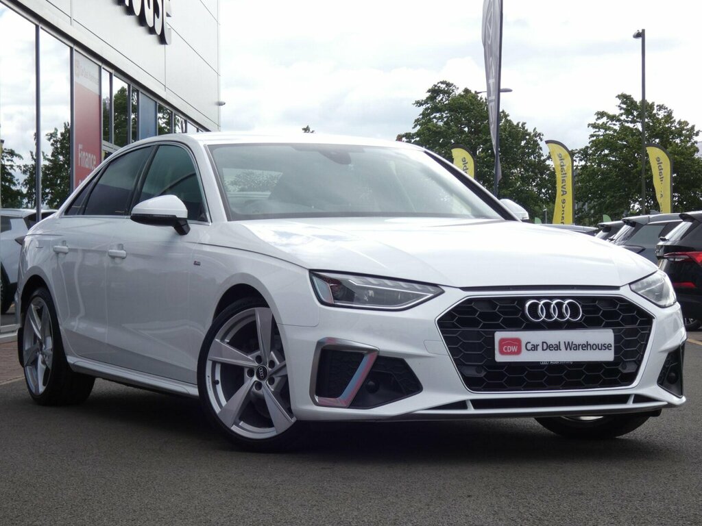 Audi A4 2.0 Tdi 35 S Line S Tronic Euro 6 Ss White