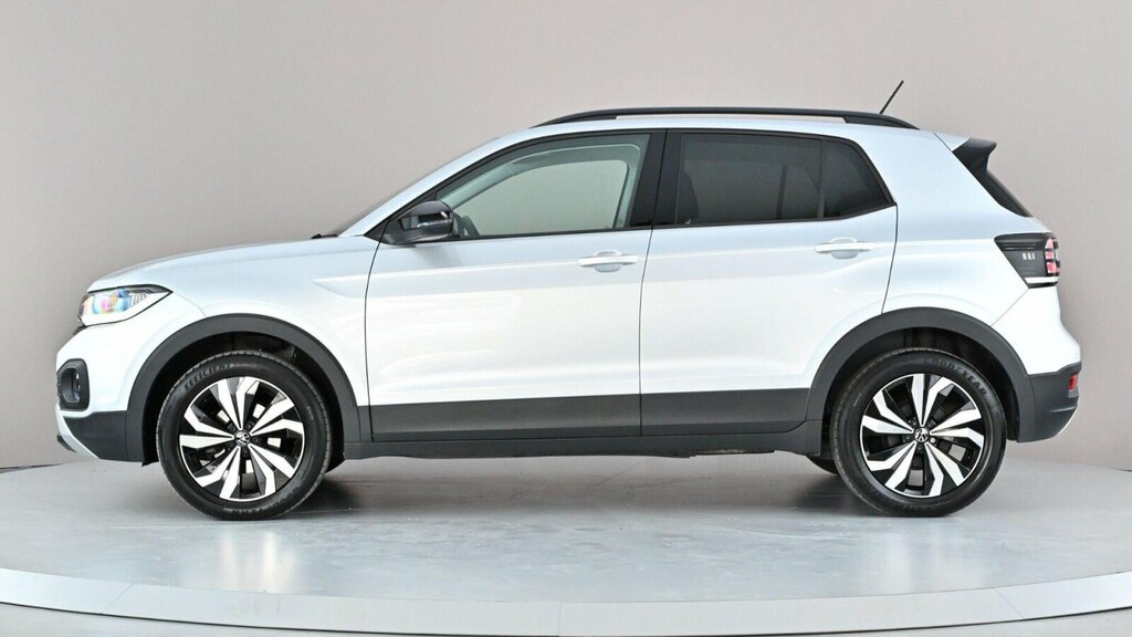 Volkswagen T-Cross 1.0 Tsi Black Edition Silver #4