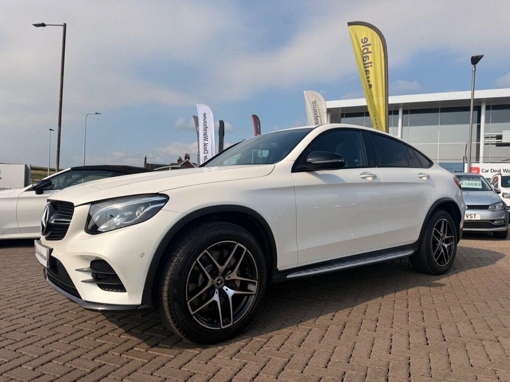 Mercedes-Benz GLC Class 2.1 Glc250d Amg Line Premium Coupe G-tronic 4Mat White #2