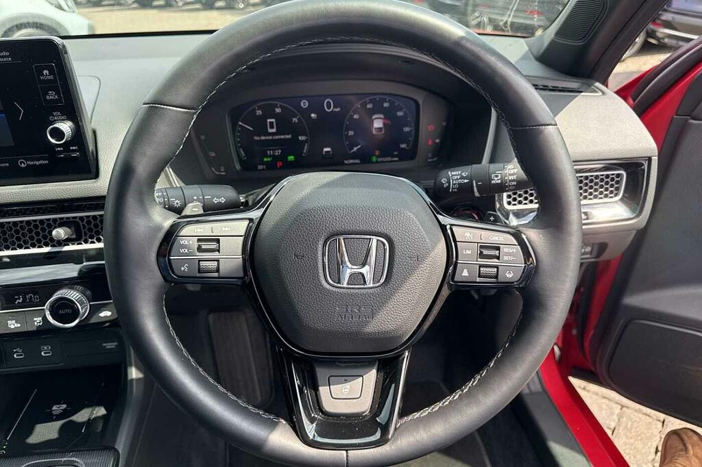 Honda Civic 2.0 Ehev Elegance Cvt Red #11
