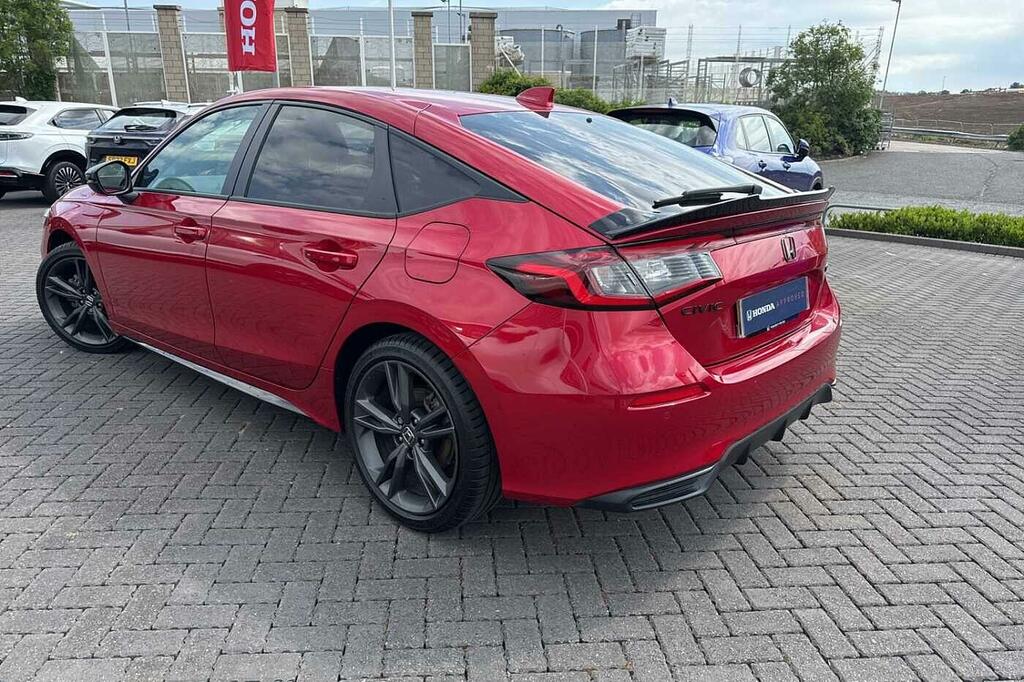 Honda Civic Civic Hybrid Red #3
