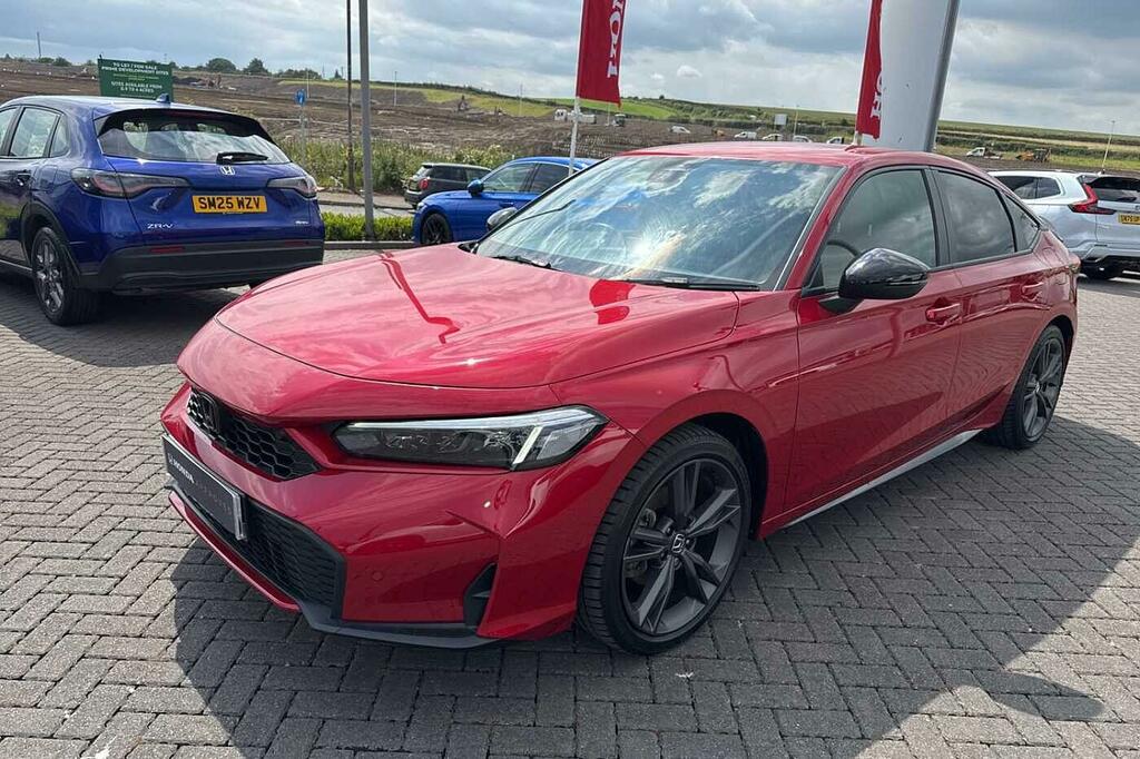 Honda Civic 2.0 Ehev Elegance Cvt Red #10