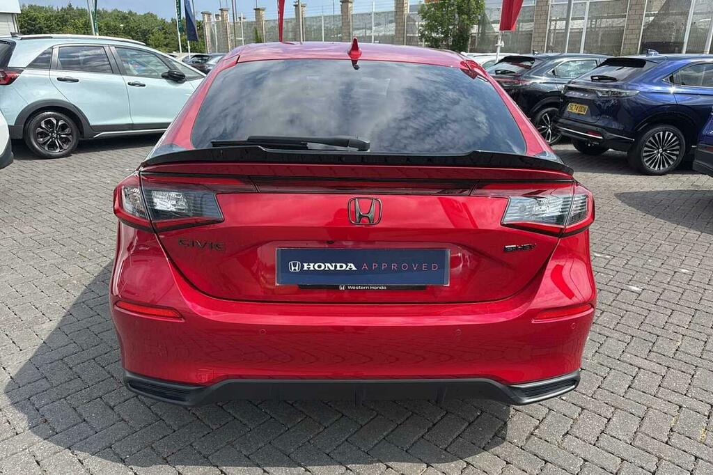 Honda Civic 2.0 Ehev Elegance Cvt Red #7
