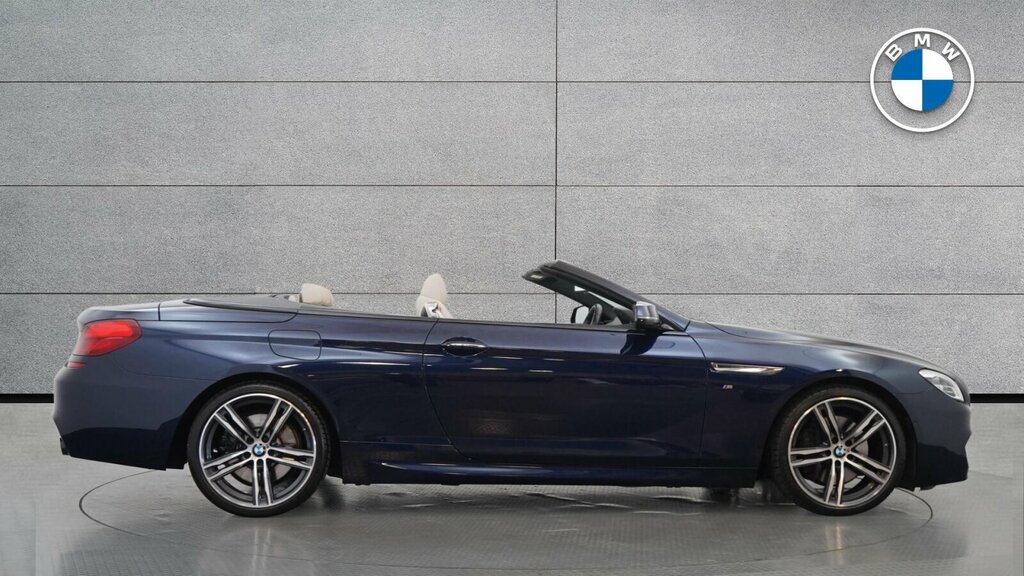 BMW 6 Series 640D M Sport Convertible Blue #3