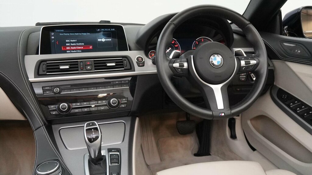 BMW 6 Series 640D M Sport Convertible Blue #4