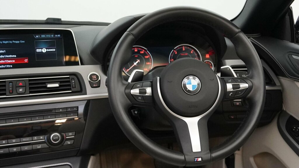 BMW 6 Series 640D M Sport Convertible Blue #5