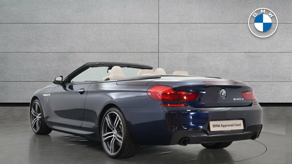 BMW 6 Series 640D M Sport Convertible Blue #2