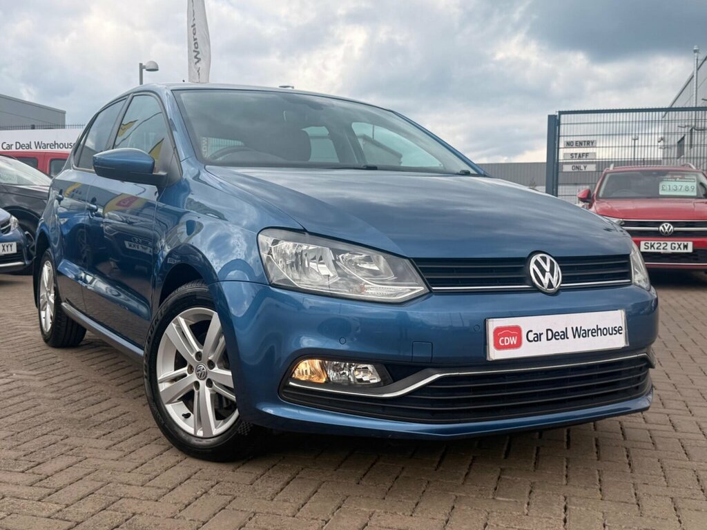 Volkswagen Polo 1.2 Tsi Bluemotion Tech Match Edition Dsg Euro 6 Blue