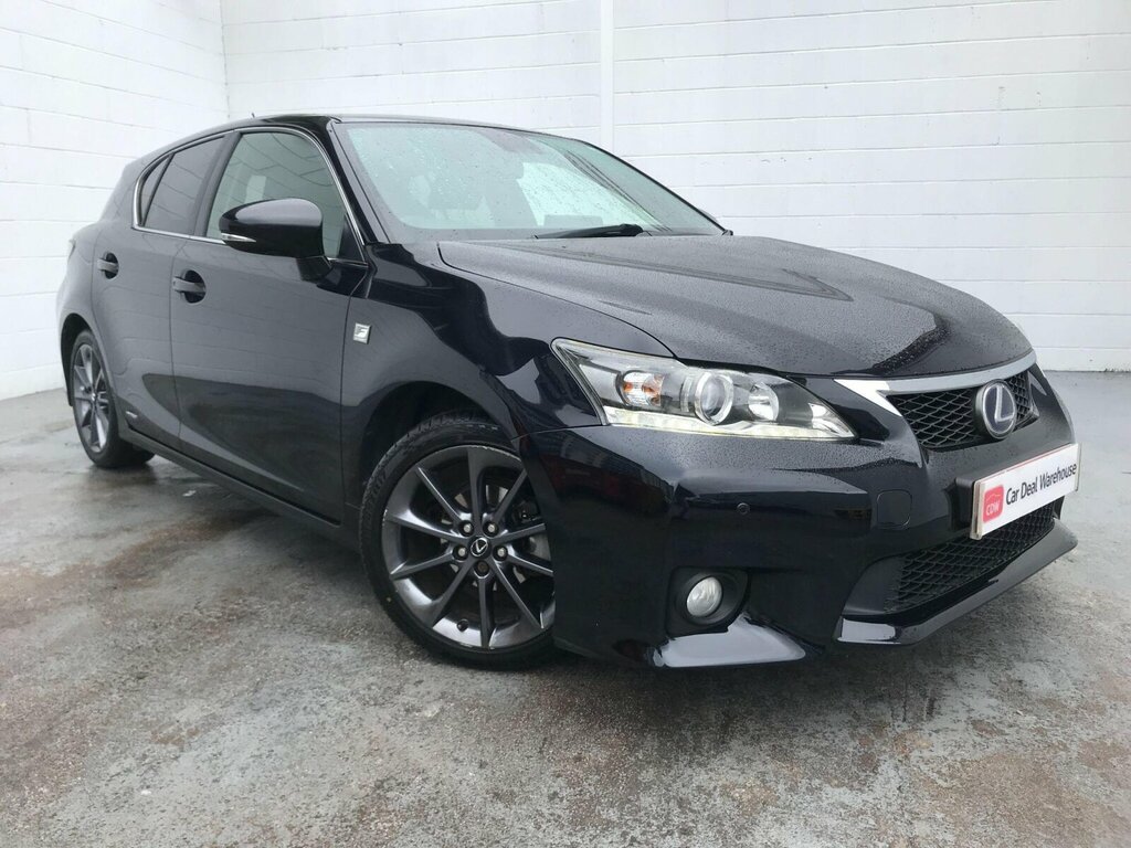 Lexus CT 1.8 200H F Sport Hatchback Hybrid Cvt E Black