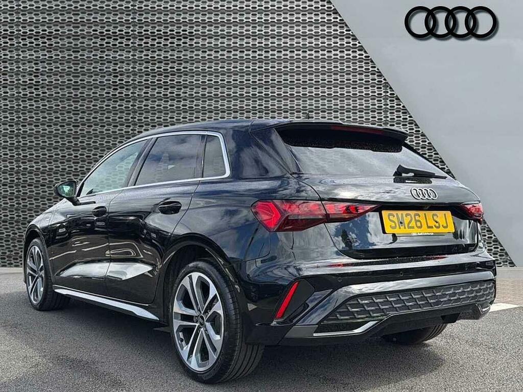 Audi A3 S Line Tfsi E 204 Ps S Tronic SM26LSJ Black #3
