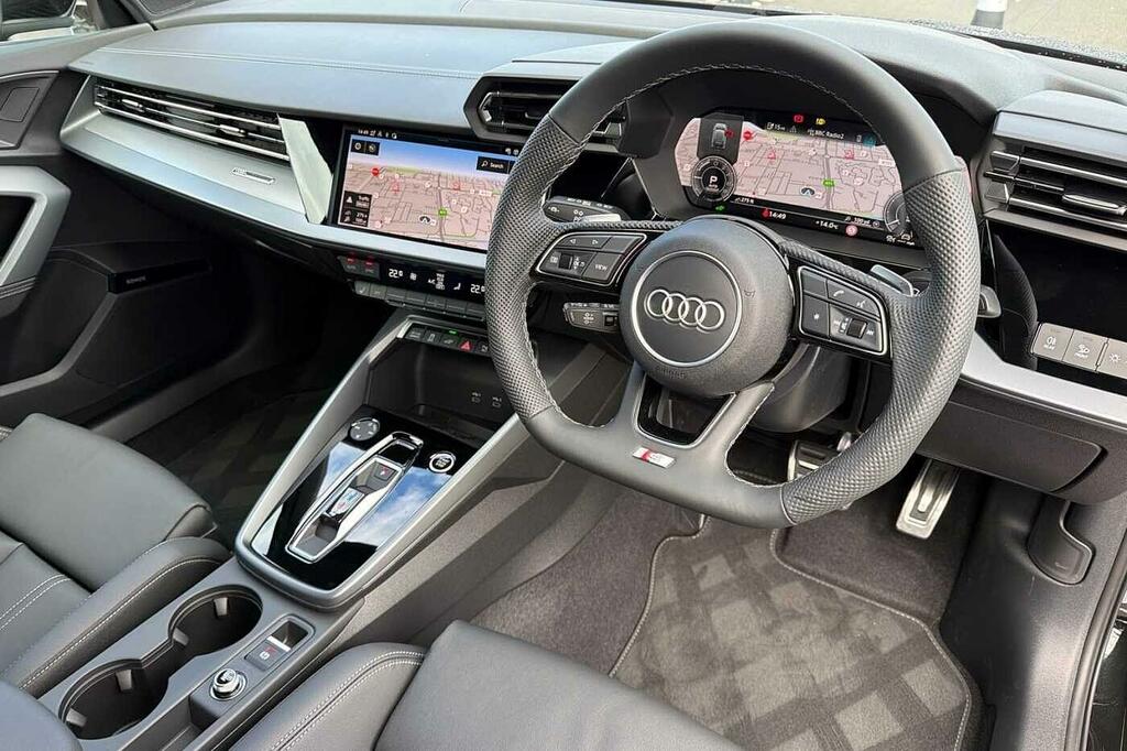 Audi A3 S Line Tfsi E 204 Ps S Tronic SM26LSJ Black #6