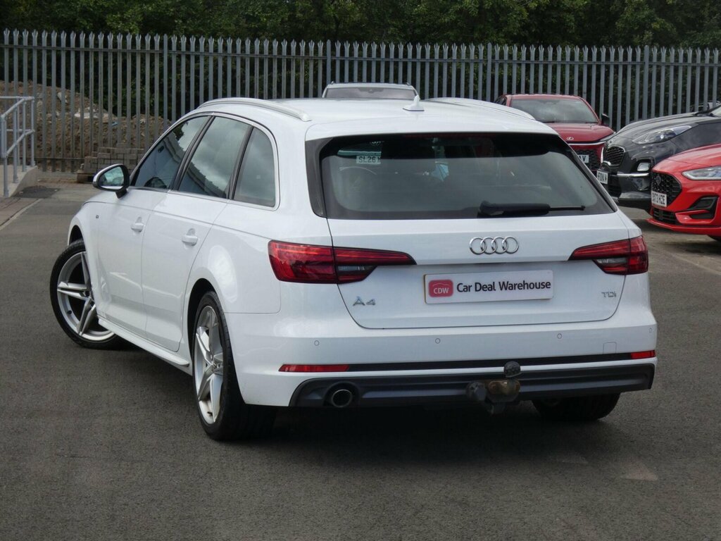 Audi A4 2.0 Tdi S Line Euro 6 Ss White #2