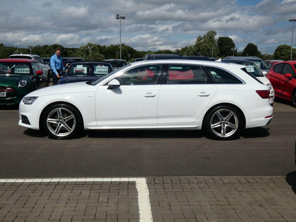 Audi A4 2.0 Tdi S Line Euro 6 Ss White #3
