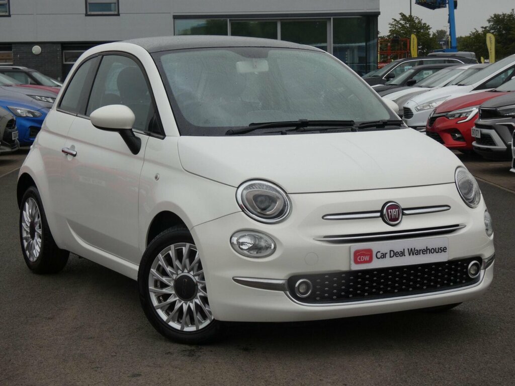Fiat 500 1.2 Lounge Dualogic Euro 6 Ss White