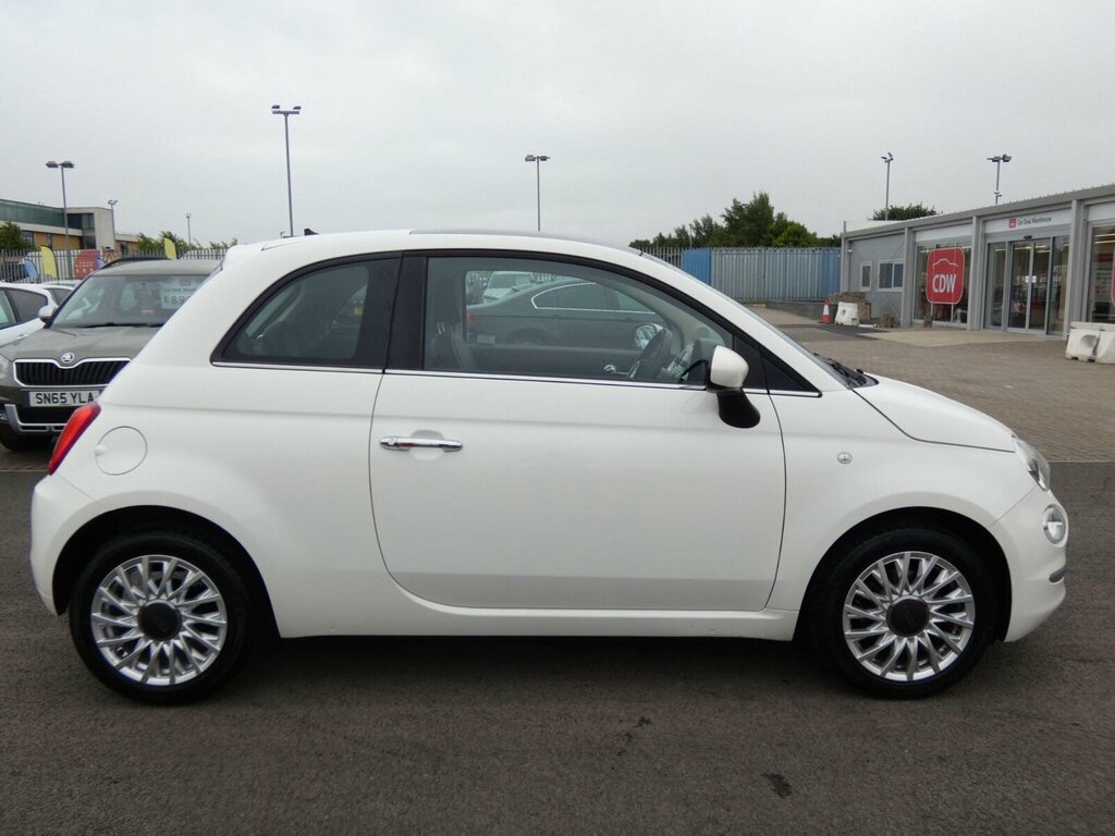 Fiat 500 1.2 Lounge Dualogic Euro 6 Ss White #3