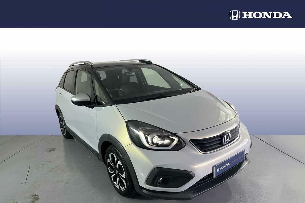Honda Jazz 1.5 I-mmd Hybrid Crosstar Ex Ecvt White