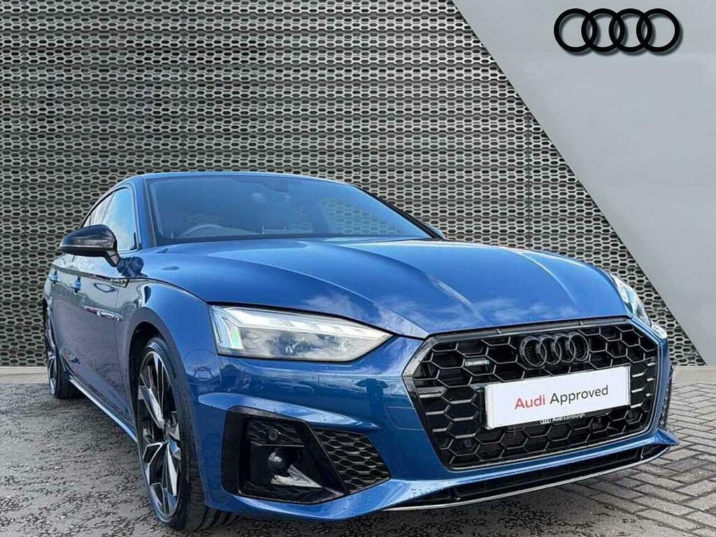 Audi A5 Black Edition 40 Tdi Quattro 204 Ps S Tronic Blue