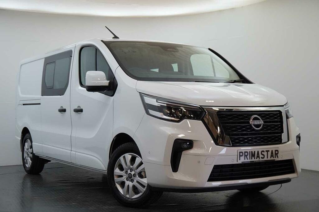 Nissan Primastar 2.0 Dci 130 Tekna L2 H1 Lwb 3.0T Crew Van With 6 S White