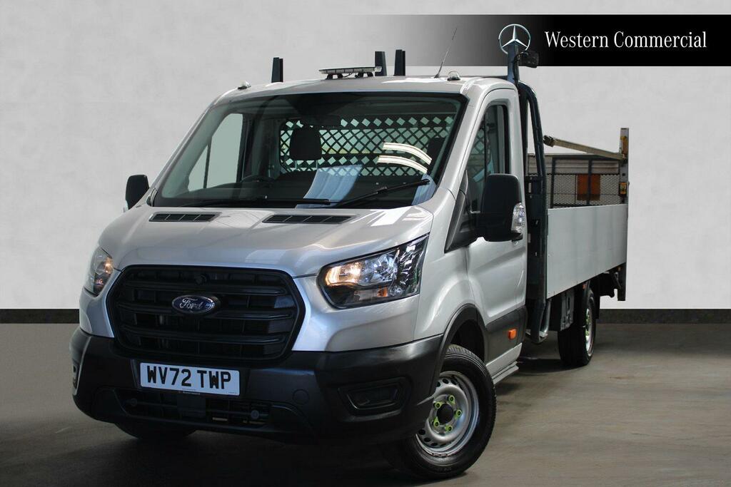 Ford Transit Custom 2.0 350 Ecoblue Leader Premium Dropside Silver