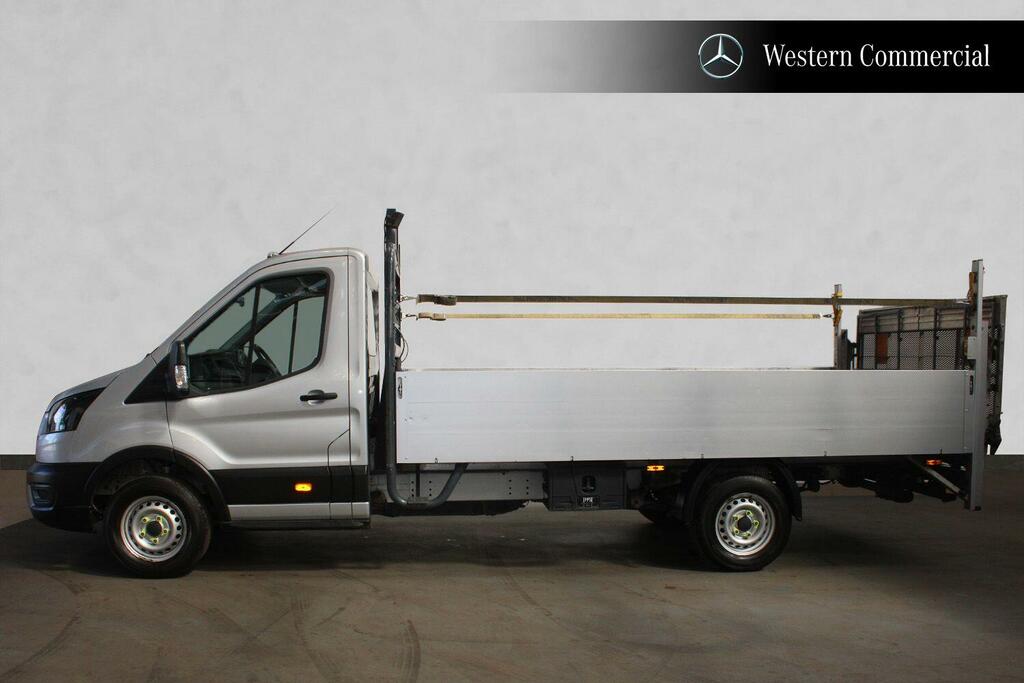Ford Transit Custom 2.0 350 Ecoblue Leader Premium Dropside WV72TWP Silver #2