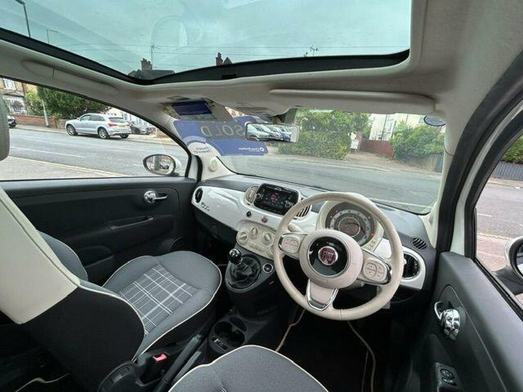 Fiat 500 Hatchback 1.2 Lounge Euro 6 Ss 201616 AY16VDD White #2