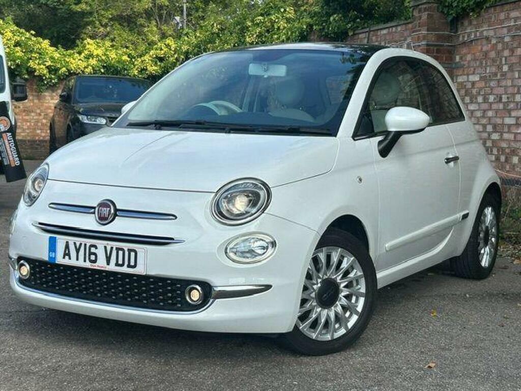 Fiat 500 Hatchback 1.2 Lounge Euro 6 Ss 201616 AY16VDD White #5