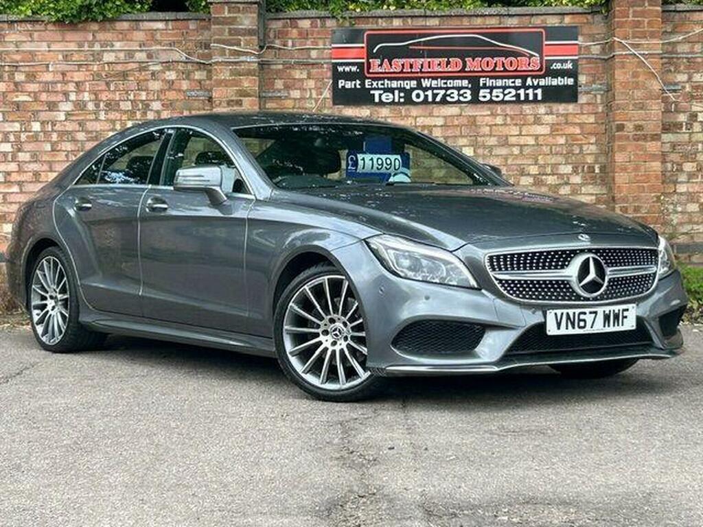 Mercedes-Benz CLS Saloon 2.1 Cls220d Amg Line Coupe G-tronic Euro 6 Grey