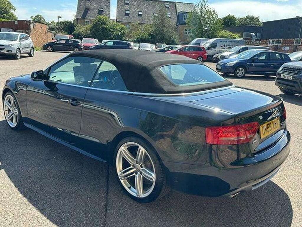 Audi A5 Convertible 3.0 Tdi V6 S Line S Tronic Quattro Eur Black #3