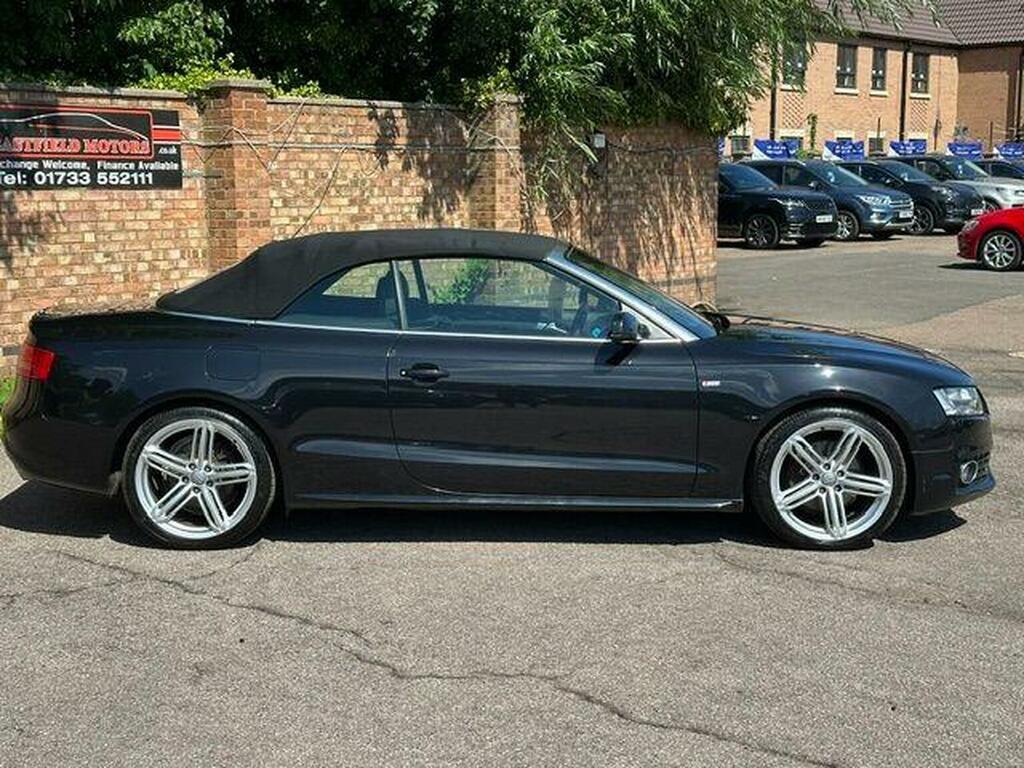 Audi A5 Convertible 3.0 Tdi V6 S Line S Tronic Quattro Eur Black #2