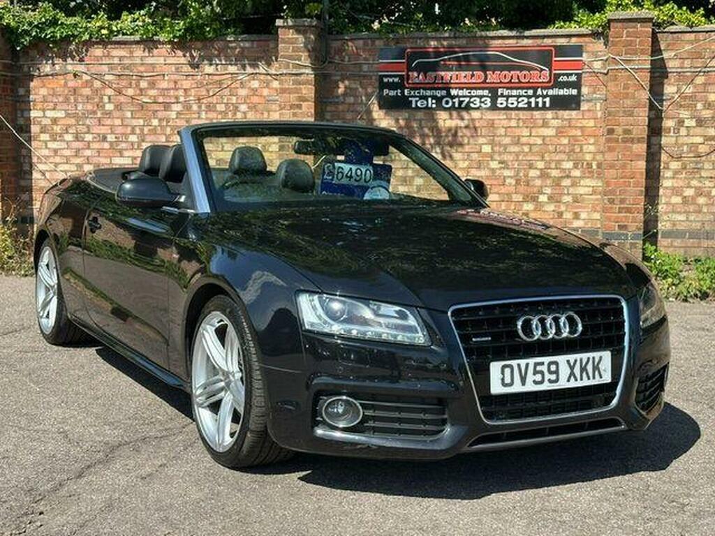 Audi A5 Convertible 3.0 Tdi V6 S Line S Tronic Quattro Eur Black