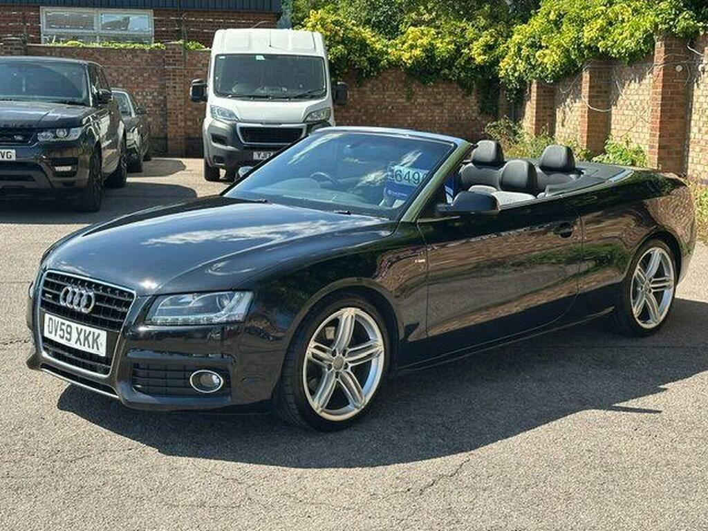 Audi A5 Convertible 3.0 Tdi V6 S Line S Tronic Quattro Eur Black #2