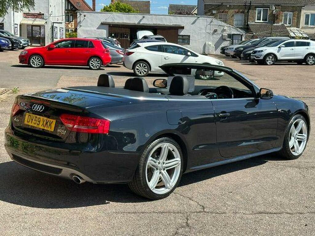 Audi A5 Convertible 3.0 Tdi V6 S Line S Tronic Quattro Eur Black #4