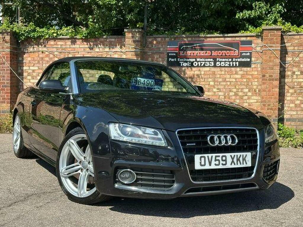 Audi A5 Convertible 3.0 Tdi V6 S Line S Tronic Quattro Eur Black #5