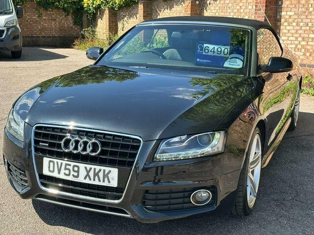Audi A5 Convertible 3.0 Tdi V6 S Line S Tronic Quattro Eur Black #6